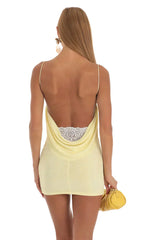 Feel The Sun Halter Sweetheart Skater Dress