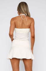 Sweet Crime Mini Skirt Off White