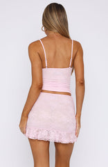 Let's Get Closer Top Baby Pink