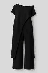 Chic Women'S Clothing Set: Elegant Blouse & Tailored Trousers