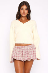 Brooklyn City Knit Sweater Light Oat