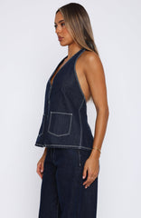 Energy Balance Top Dark Indigo